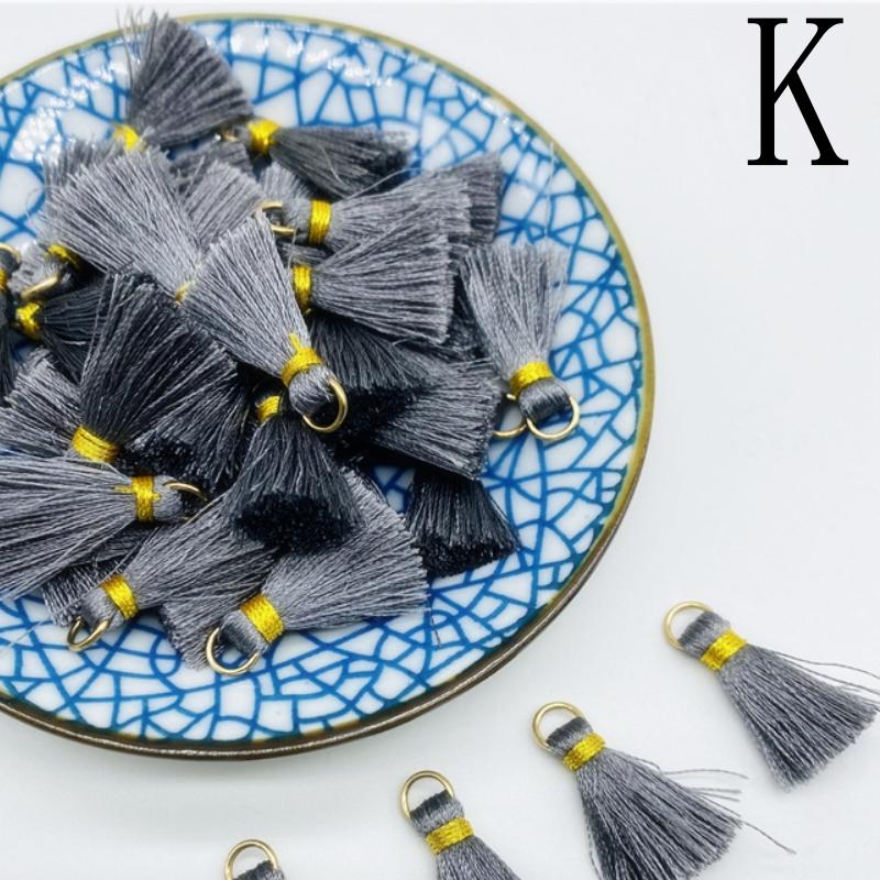 100-10pcs Polyester Trim Fringe Tassel Sewing Curtains Accessories DIY Keychain Cellphone Straps Pendant Tassels Jewelry Making