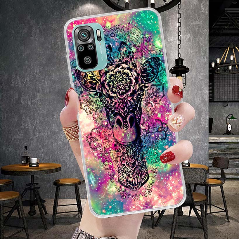 Cute Cartoon Giraffe Animal Soft Phone Case For Xiaomi Redmi Note 15 14 14S 13 12 Pro Plus 12S 11 11S 11E 10 10S 11T 5G Fundas C