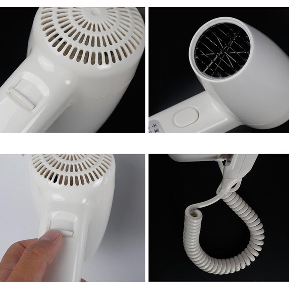 1300W High Power Negative Ion Electric Hair Dryer Hotel Wall Mount Hairdryer Home Bathroom Strong Wind Hair Drying Machine