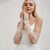 Wedding Gloves Fingerless Bridal Gloves Removable Sleeves Women's Arm Detachable Tulle Sleeve Bachelorette Party Accessory  MM14