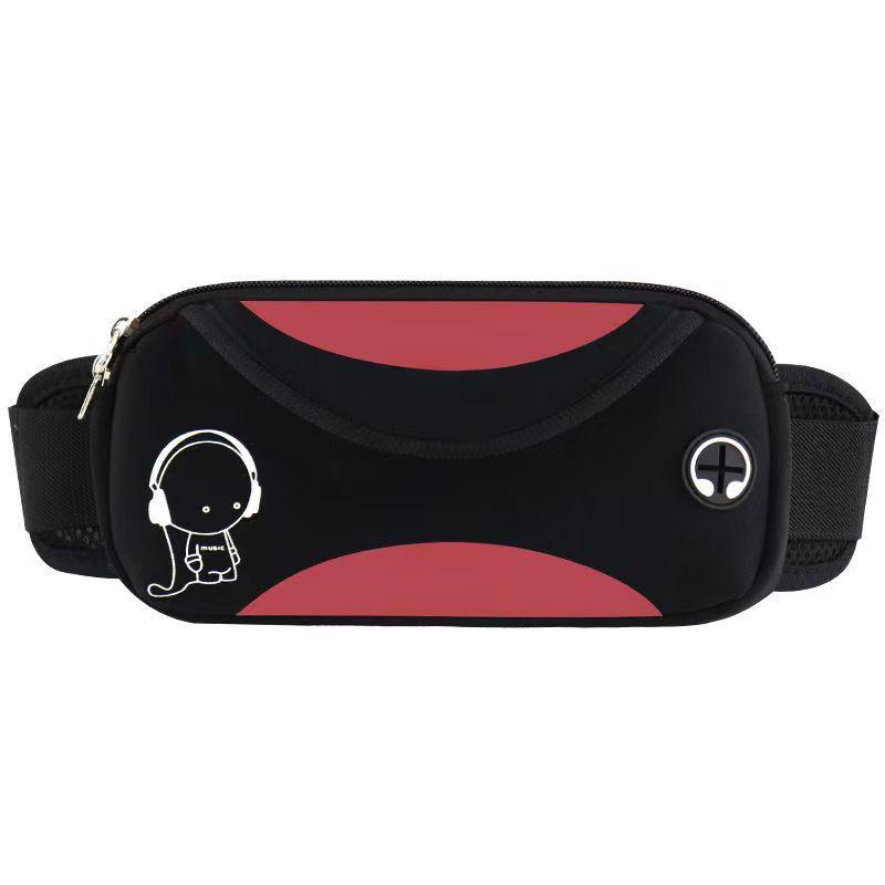 

Унисекс Водонепроницаемая Беговая Поясная Сумка: Вместительная, тонкая, многофункциональная сумка для мобильного телефона красный