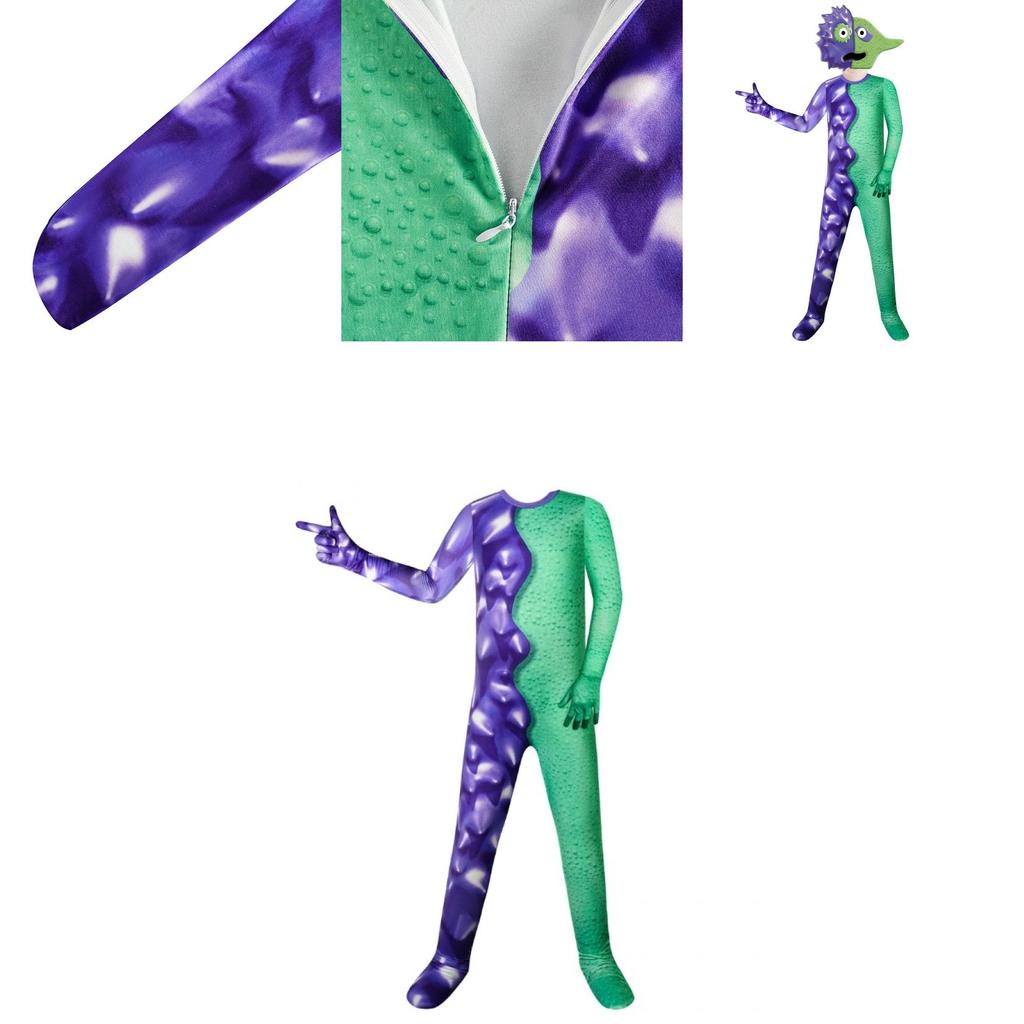 2023 Kinder Bühnenauftritt Kostüm Ld138 Lila Cartoon Garten Kostüm für Jungen und Mädchen