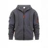 Men's Spring/Autumn Loose Fit Zip-Up Hoodie Jacket