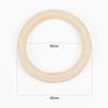5/10/15/20/25/50pcs 20-80mm Natural Unfinished Wood Circle Rings Macrame DIY Crafts Baby Teething Toys Wooden Hoop Ornaments