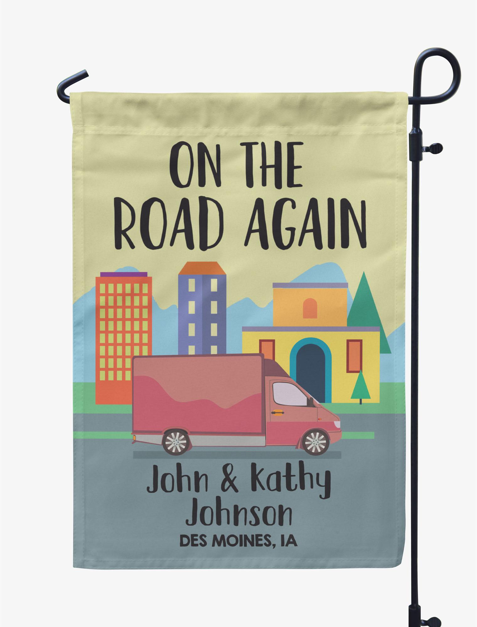 

Printtoo Tan On The Road Again Caravans Personalized CampingA FlagsA For Campers Double Sided CampsiteA FlagA Outdoor 12.5 x 18 Inches дубильная кора