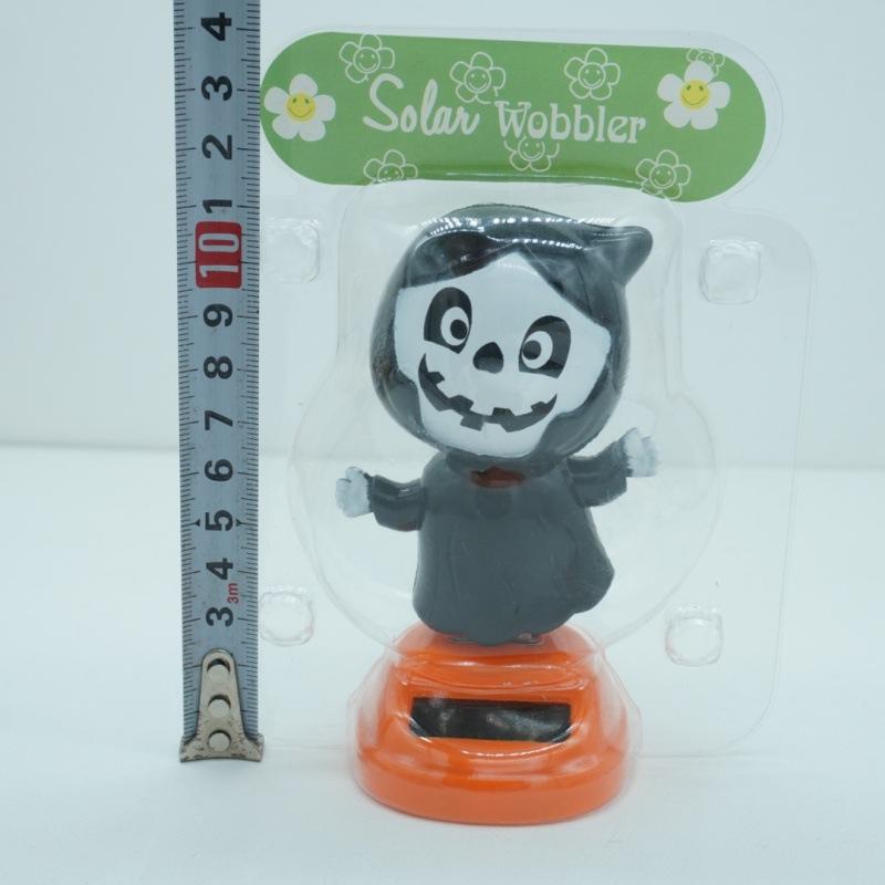 Halloween Solar Car Figurine Ornaments Ghost Festival Indoor and Outdoor Garden Party Decoration Day of the Dead