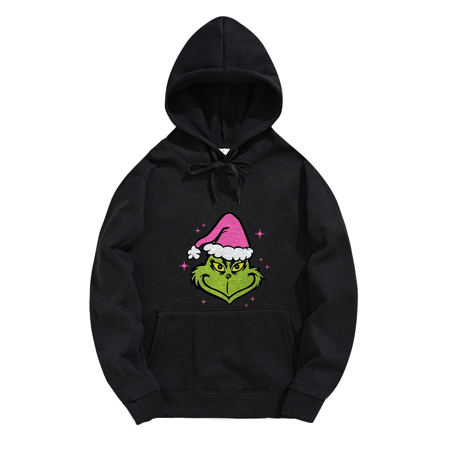 

Hooded Sports Tracksuit Unisex Running Outfits Long Sleeve Pullover Hoodies Sweatshirt L чорний