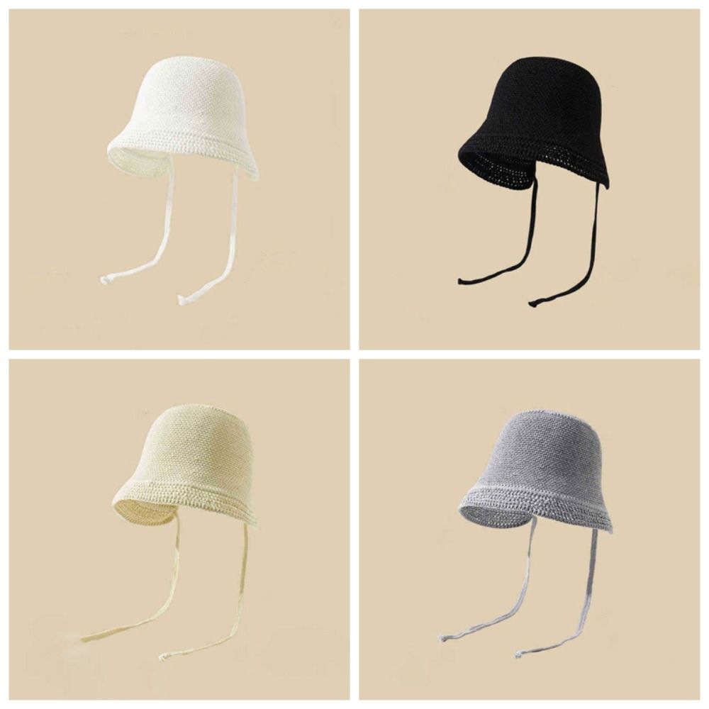 Lightweight Folding Straw Hat Breathable Woven Sun Cap Elegant Vacation Beach Cap Seaside Travel