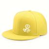 Hats for women in spring and summer, outdoor flat brimmed hats for men, hardtop breathable wide brimmed hip-hop hats, American s