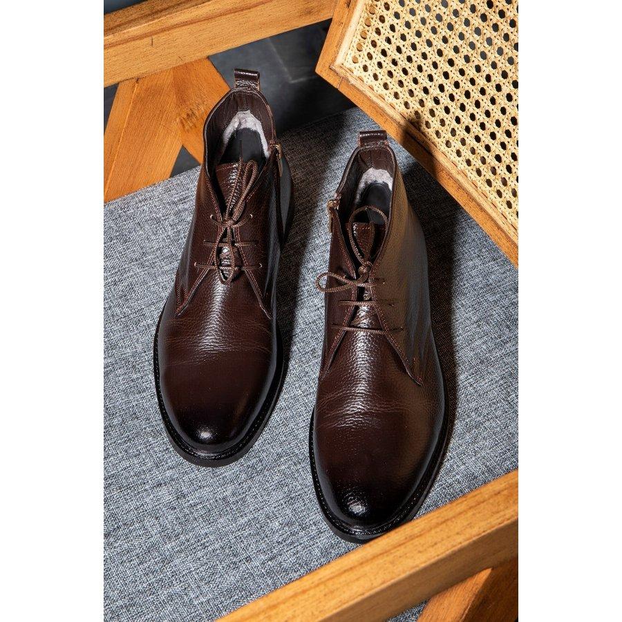 Men's Genuine Leather Rubber Sole Classic Boots