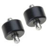 2 Pack Convenient Drive Wheel Set Replacement Caster Rolling Wheels Metal Texture Efficient Rollers for Floor Equipment