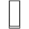 Firewood Rack Matte Black 50 x 28 x 132 cm Steel