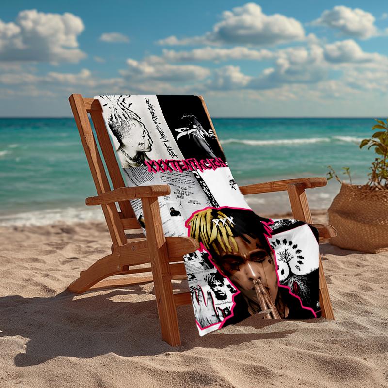 XXXtentacion Fashion Beach Towel: Ideal for Summer Adventures Soft, absorbent and quick drying suitable for swimming and bathing