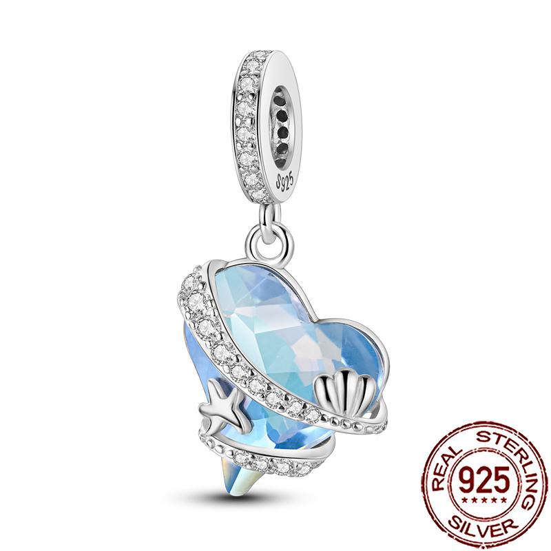 Uroki Oceanu Miedziana Rozgwiazda Muszla Ślimaka Ośmiornica Żółw Morski Ryba Koraliki Pasują do Bransoletki Naszyjnika Kobiety DIY Biżuteria