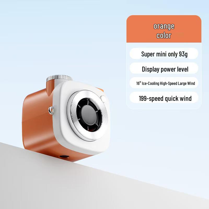 

Portable USB Outdoor Neck Fan & Baby Stroller Cooling Fan with Flexible Stand 84.5*87.5*59 оранжевый