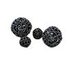 Ausgeschnittene runde Vorder- und Ohrringe, Modische und vielseitige Gothic-Accessoires, Kugelschmuck