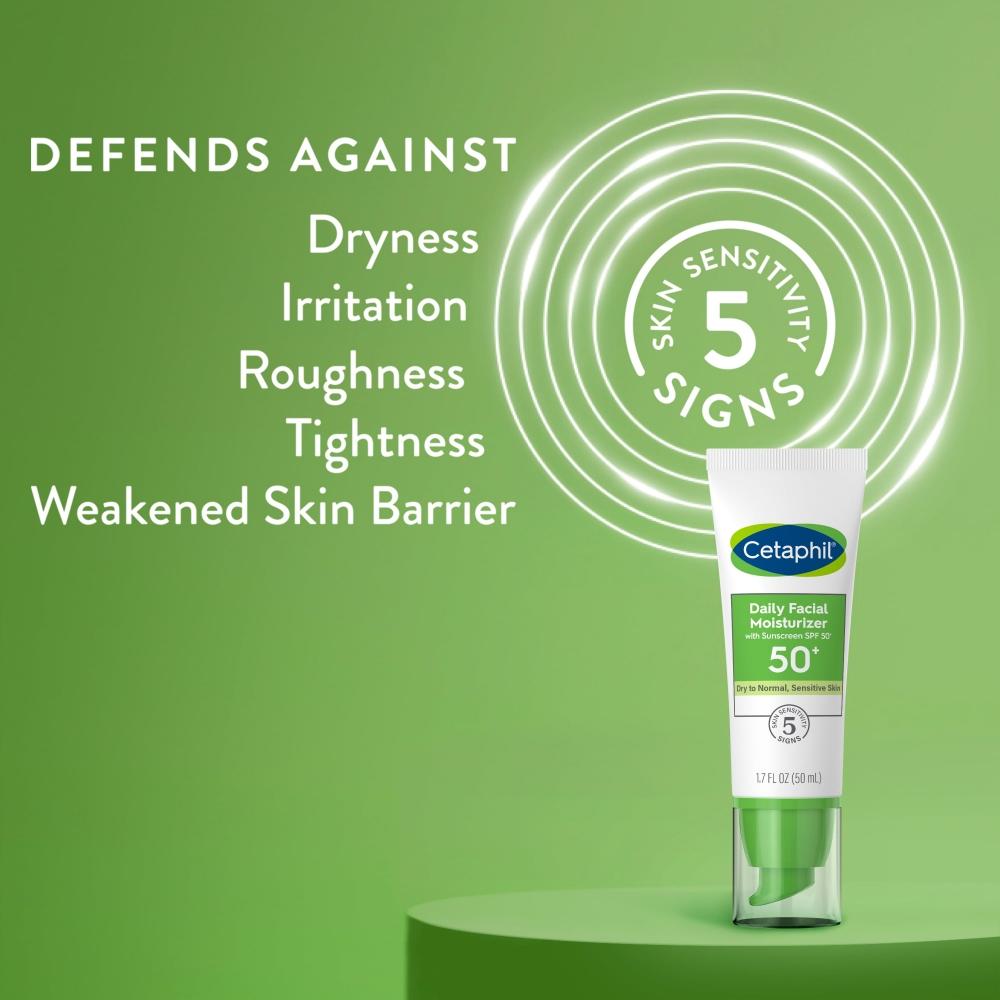 Cetaphil Cetaphil Daily Facial Moisturizer Broad Spectrum Spf50 Fragrance Free 1.7 Fl Oz