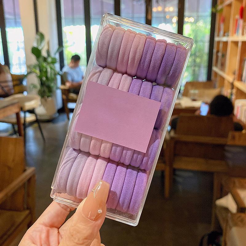 32-Piece Elastic Hair Bands for Girls - Durable, No Damage, Ideal for Summer