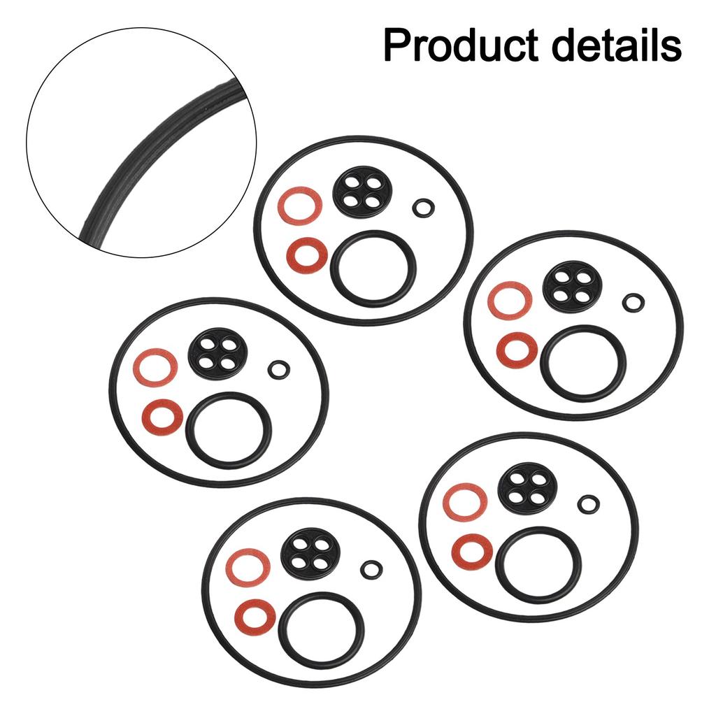 For Honda Carburetor Gasket O Rings Set of 5 for Seamless Installation