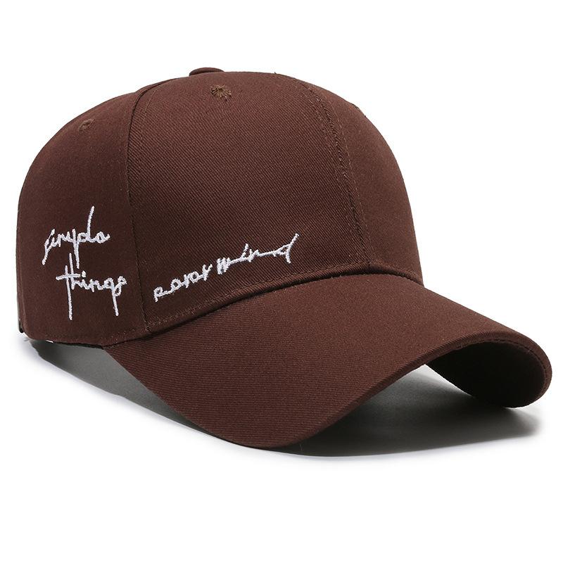 New Embroidery Baseball Cap For Men Women Hat Solid Sunscreen Baseball Hats Cotton Outdoor Sport Running Visor Casual Cap