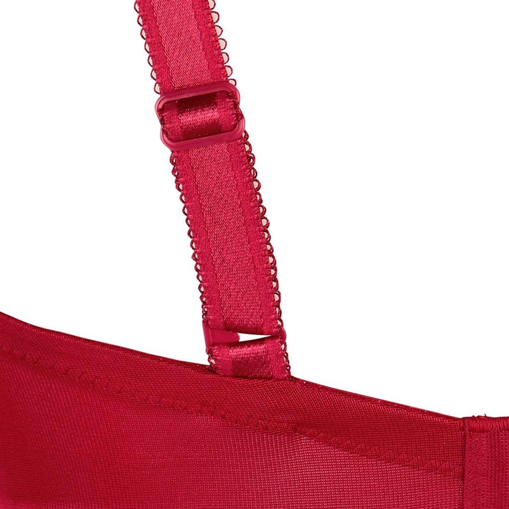 Triumph Premium Red Label 0072 Bra M006 Size F65 (Unpadded) (Red)