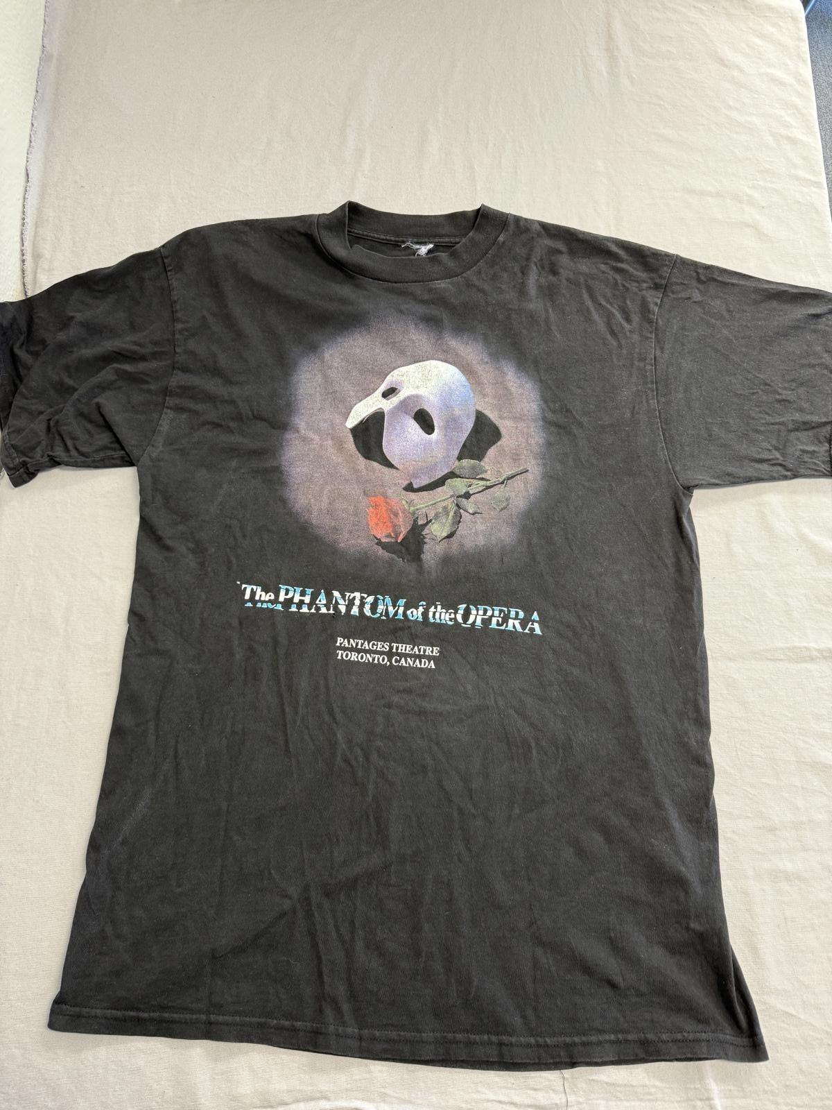 Vintage The Phantom of the Opera T-shirt Pantages Theatre XL M