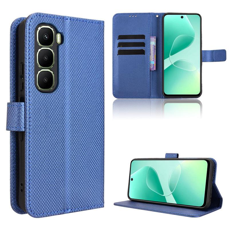 

Однотонный кожаный кошелек-книжка для Infinix Hot 60 Pro+ Plus 4G Hot 60i Магнитная обложка-книжка Держатель Чехол Coque Fundas Оболочка Infinix Hot 60 Pro
