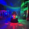 1Pc Disco Mirror Ball Light LED Stage Light Dimmable KTV Box Live Atmosphere Light Night Market Stall Festival Light