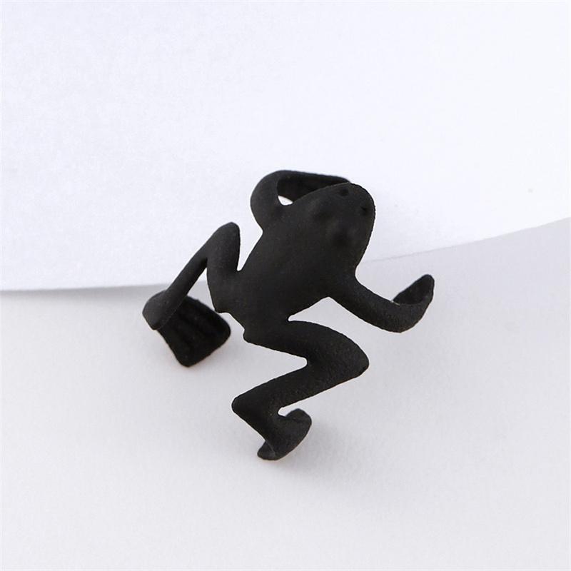 Fashion Punk Green Frog Ear Cuff Non-Piercing Ear Clip Earrings for Women Men Fake Cartilage Earring Ear Cuff 2026 Trend Jewelry