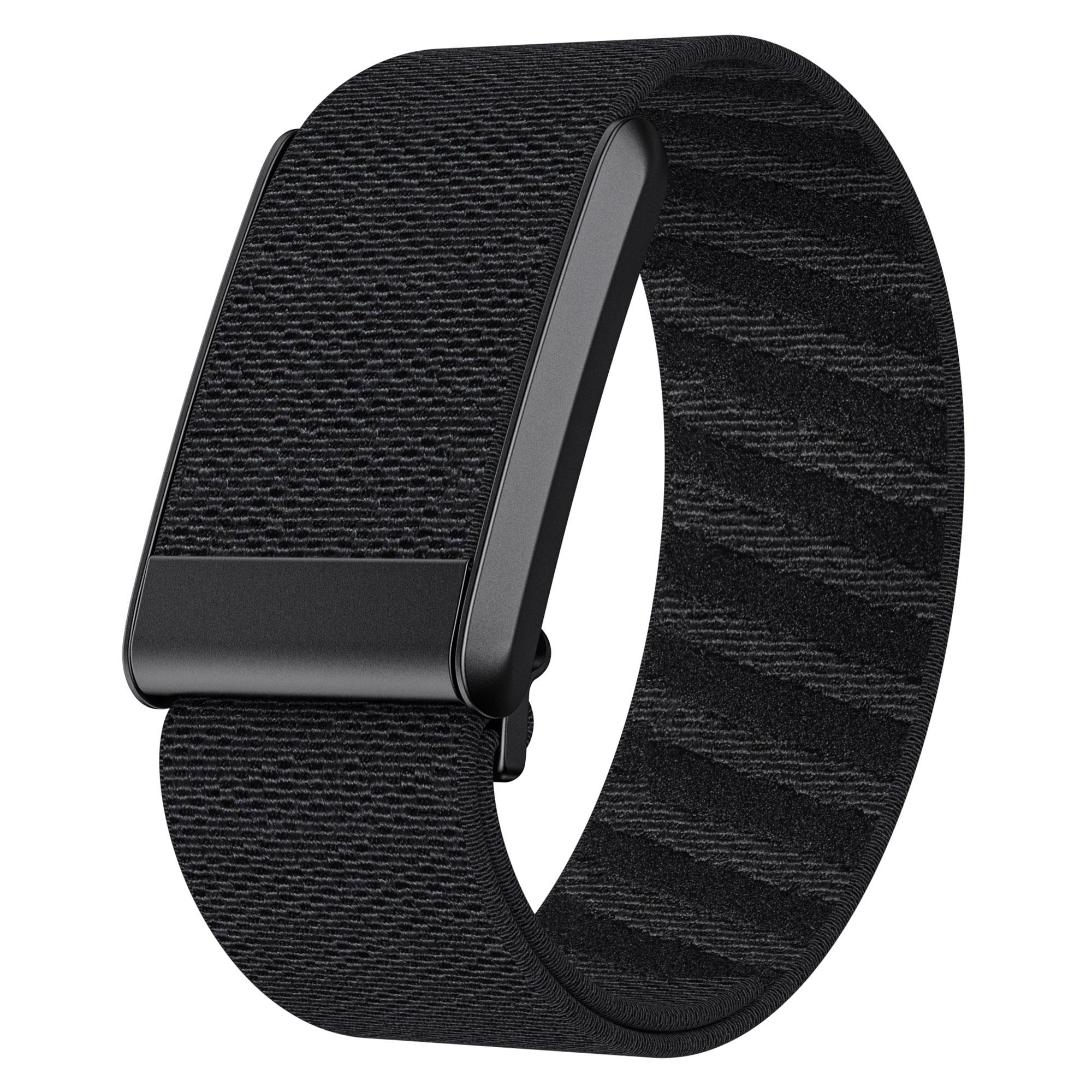 

KALEBOL For WHOOP 4.0 Watch Strap Twill Elastic Nylon Woven Wrist Band Black