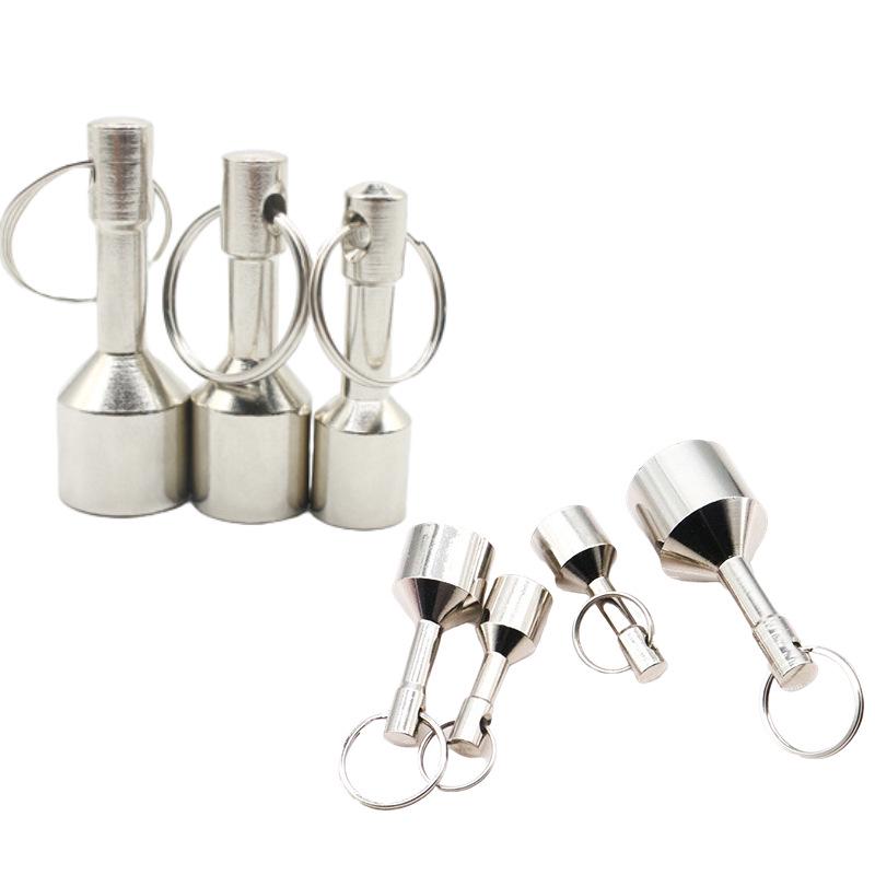 Neodymium Iron Boron Magnetic Keychain Clasp with Stainless Steel Ring