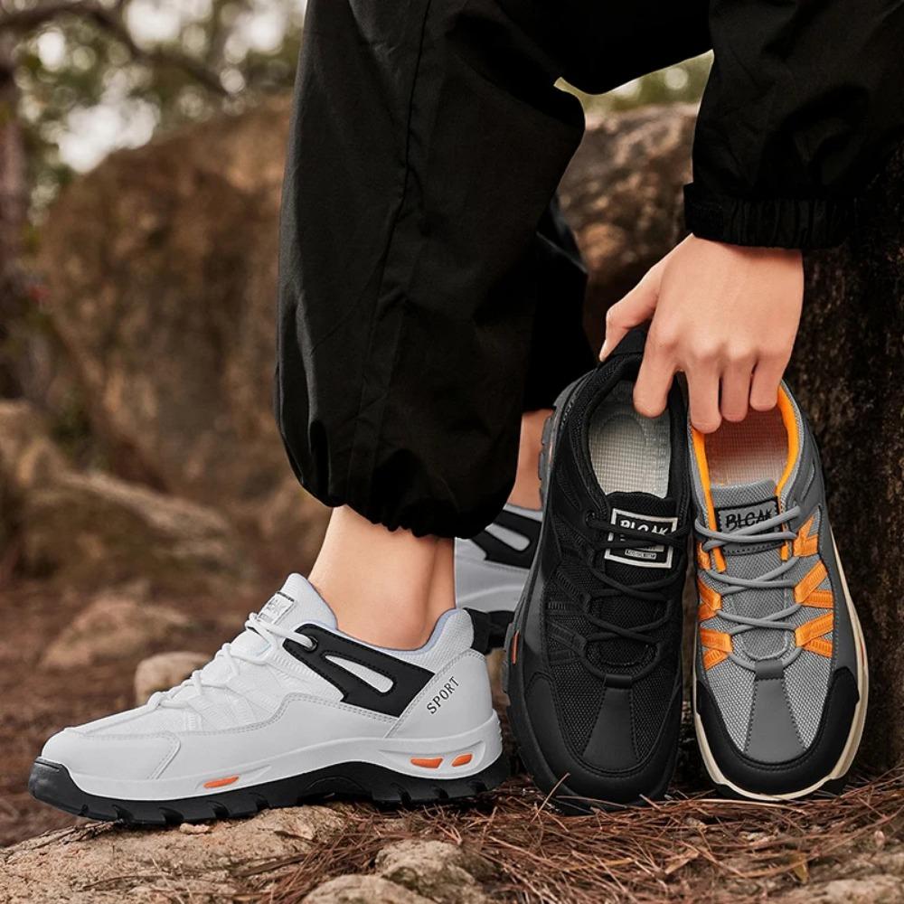 Pánské trailové outdoorové běžecké boty Sportovní tenisky - Turistické Protiskluzové Běžecké tréninkové boty Doprava zdarma