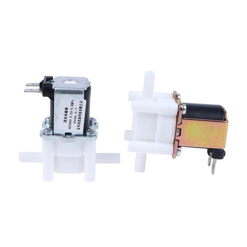 Electric Plastic Solenoid For Valve Dc12V 24V 36V 48V Ac110V 220V 1/4" Normal Closed Inlet Water Control Valve Controller Switch
