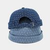 LDSLYJR Quatre Saisons Coton Imprimé Casquette Docker Chapeau sans Visière Bonnets Chapeaux de Propriétaire Marin Hommes et Femmes 219