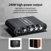 ST-838 2.1 Channel HiFi Power Amplifier, Low and High Frequency Adjustment, 80W * 2 Stereo Sound Amplifier, Mini Multimedia Play