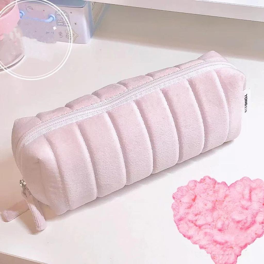 Cloud Bread Pencil Case Simple Yet Stylish Suitable for Women Without Collision Large Capacity Stationery Box