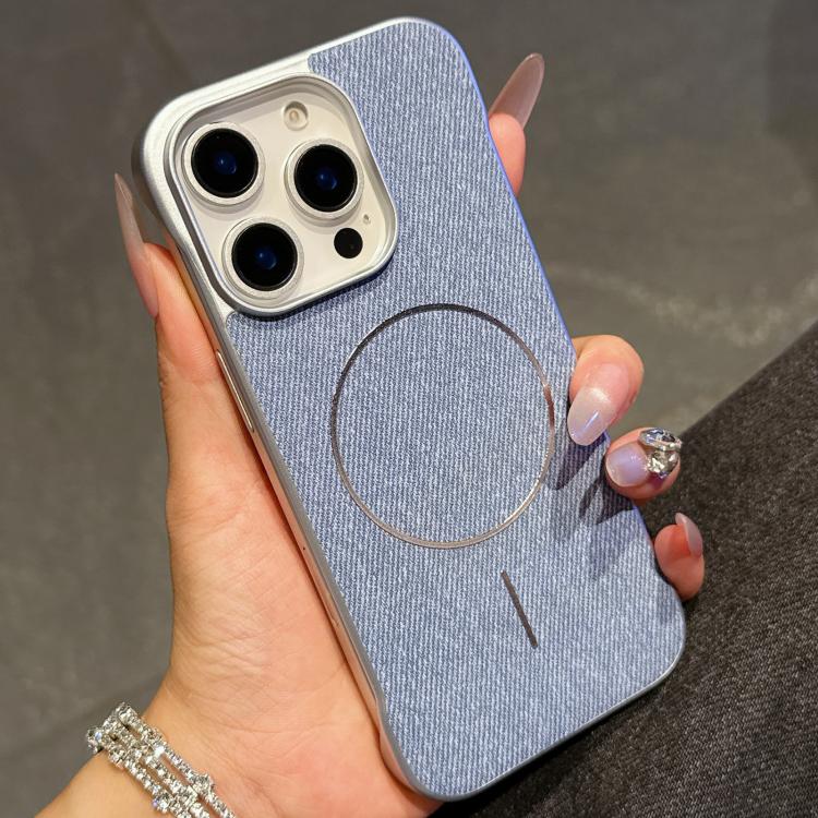 Retro Linen Fabric Magnetic Half Coverage Phone Case