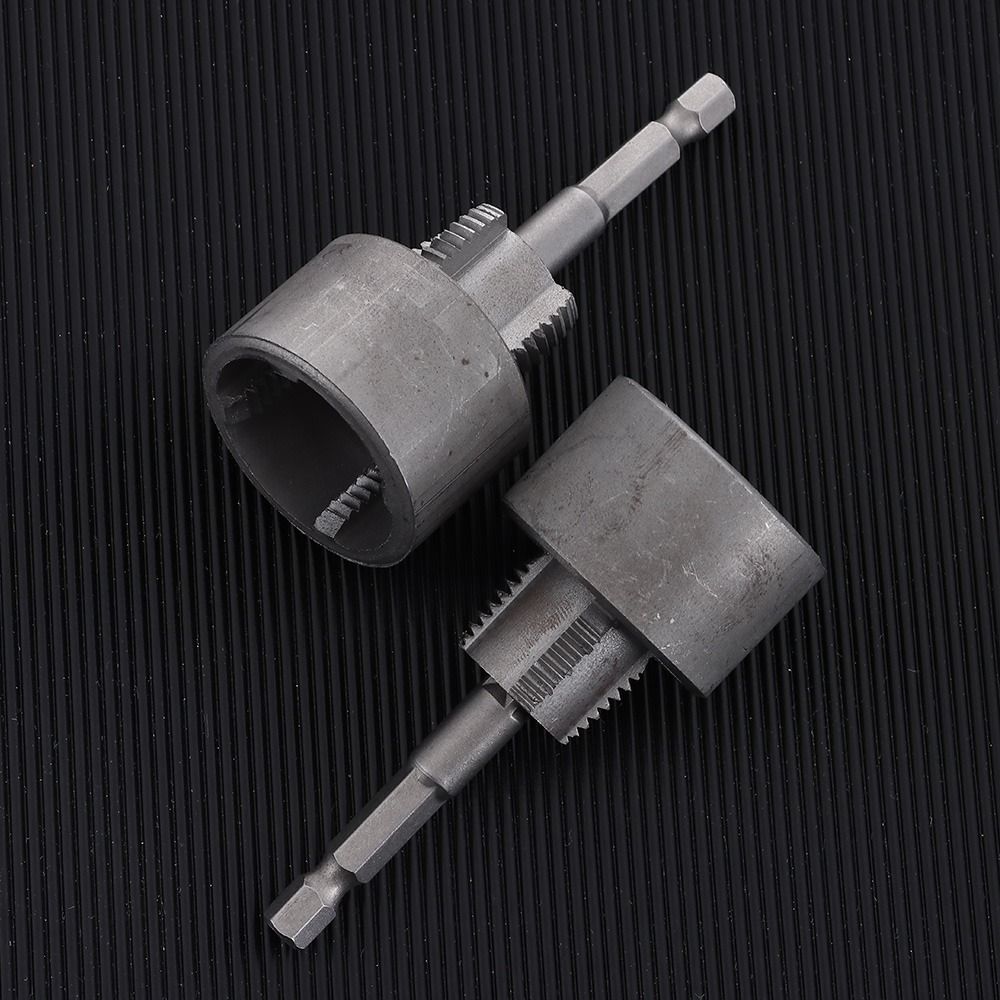 Gifts 4/6 Points Pvc Pipe Threader Multifunction Plumbing Tool Internal and External Thread Opener Durable Pipe Threaders