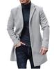2022 Men's Wool Trench Coat - Multi-Color & Size Available