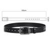 Alloy Pin Buckle Carved Waist Belt Harajuku Punk Waistband Fashion PU Leather Belt  For Women