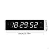 Contemporary LED Wall Clock with Large Digital Display for Stylish Home Decor