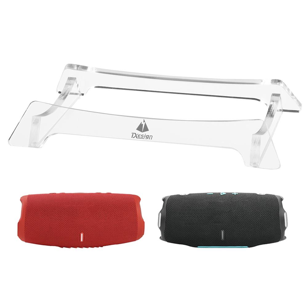 Acrylic Speaker Holder Wear Resist Desk Speaker Mount Non-Slip Sound Box Storage Base for JBL Charge5/Charge6