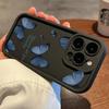 Retro Butterfly Silicone Phone Case For iPhone 16 15 14 Pro Max Plus 11 12 13 Pro XS 7 8 Plus SE 2 X XR Shockproof Full Cover