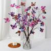 Elegant Silk Butterfly Flower Realistic Simulated Branch Butterfly  Home Garden Decor
