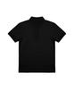 PHERMENON Muscle Fit Lettering Plain Collared T-Shirt - Black