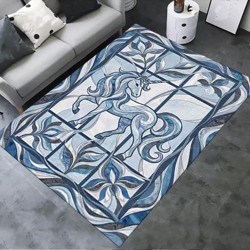 2025 New Unicorn Animal Carpet Rug for Living Room Bedroom Home Sofa Decoration,Kids Play Non-slip Floor Mat141