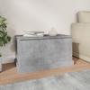 VidaXL Storage Box Concrete Grey 70x40x38 Cm Engineered Wood 816508