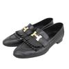 Hermes Excellent Condition Royale Tassel Loafers, Women's, Black, Size 37, AF192203Z Shoes 37 blackUsed