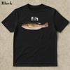 I Love Fish Bass Fishing Funny Meme Retro Aesthetic Streetwear Graphic Print Angler Fisherunisex Unisex Cotton Short Sleeve Summer