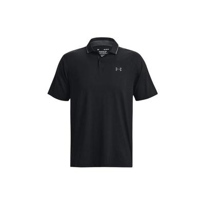 Iso Chill Logo Print Short Sleeve Polo Men Tops Black 1377364-001